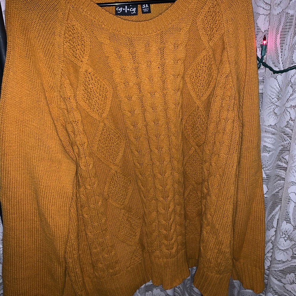 Mustard sweater